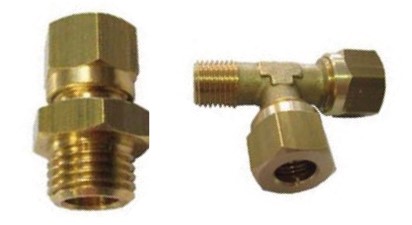Klemmringverschraubungen aus Messing